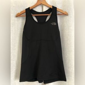 black razor back north face work out sport tank top